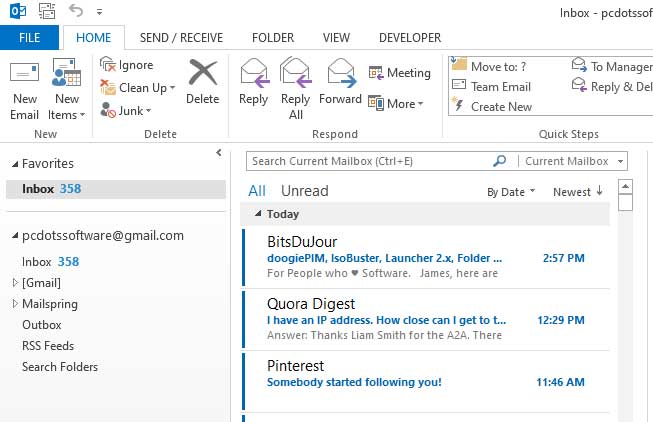 Collect Email Addresses from Outlook Inbox – Know Free Manual Method