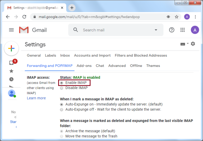 export gmail as pst