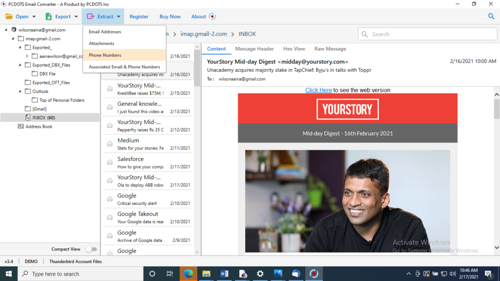 Backup Thunderbird Emails To External Hard Drive