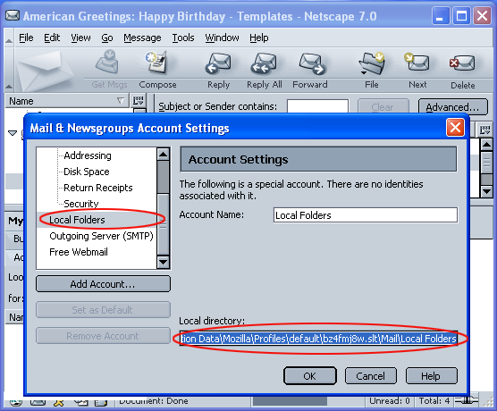 export mbox from Netscape