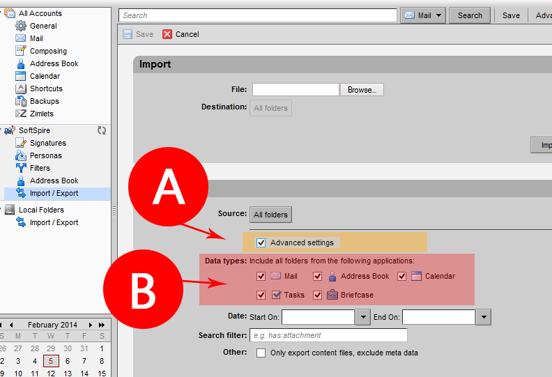 migrate zimbra emails to outlook pst