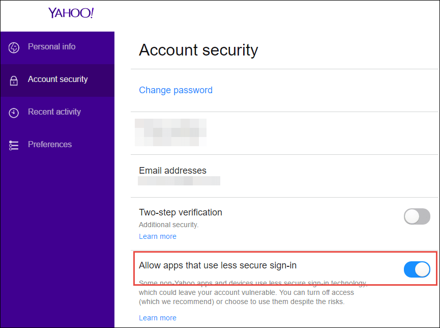 login to yahoo mail